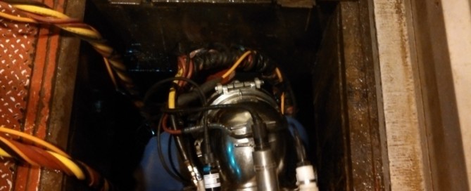 Cooling water intake cleaning