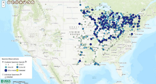 UCC Support of Invasive Mussel Control Demonstration Project Map