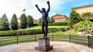 Rocky statue